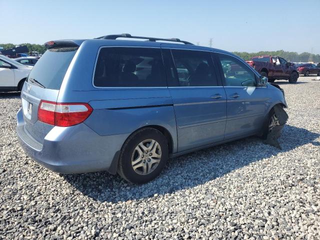 5FNRL38606B039092 - 2006 HONDA ODYSSEY EXL BLUE photo 3