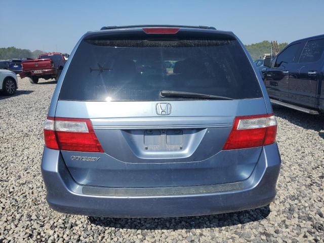 5FNRL38606B039092 - 2006 HONDA ODYSSEY EXL BLUE photo 6