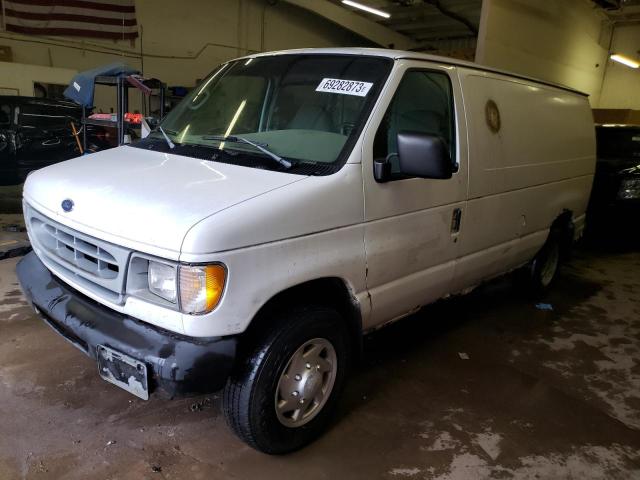 1FTNE24L41HA42181 - 2001 FORD E-250 E250 VAN WHITE photo 1