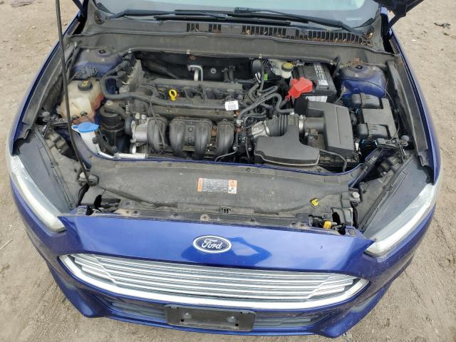 1FA6P0H75G5115784 - 2016 FORD FUSION SE ლურჯი ფოტო 11