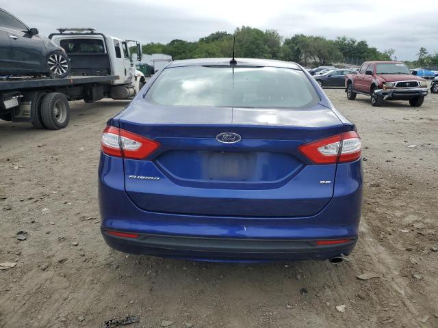 1FA6P0H75G5115784 - 2016 FORD FUSION SE ლურჯი ფოტო 6