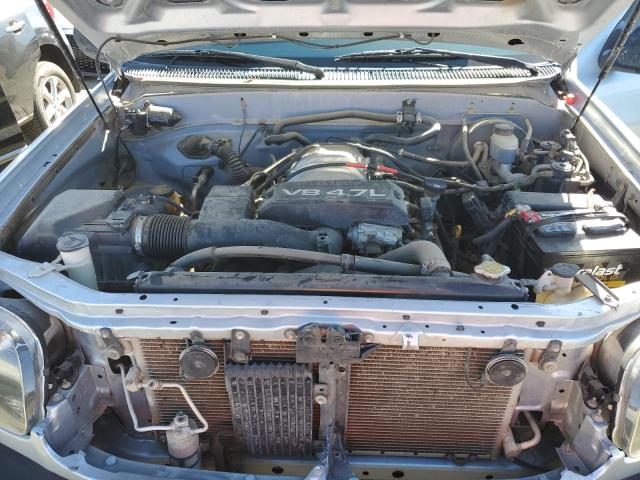 5TBBT4414YS106429 - 2000 TOYOTA TUNDRA ACCESS CAB ვერცხლისფერი ფოტო 11