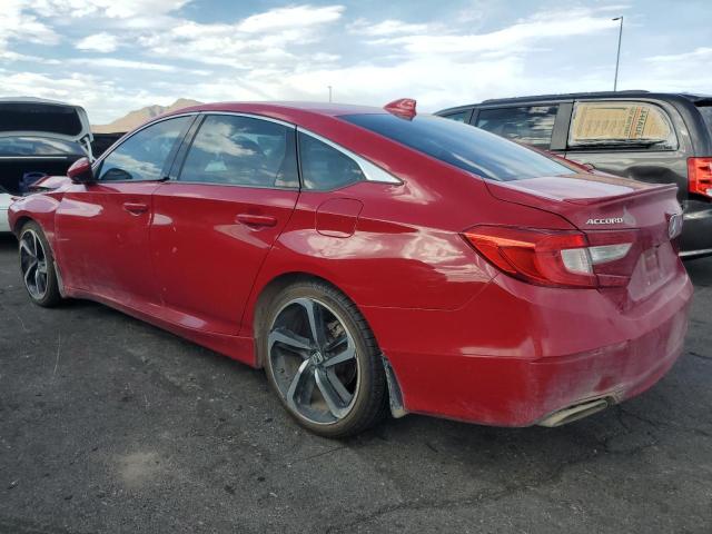 1HGCV1F36JA111204 - 2018 HONDA ACCORD SPORT Красный фото 2