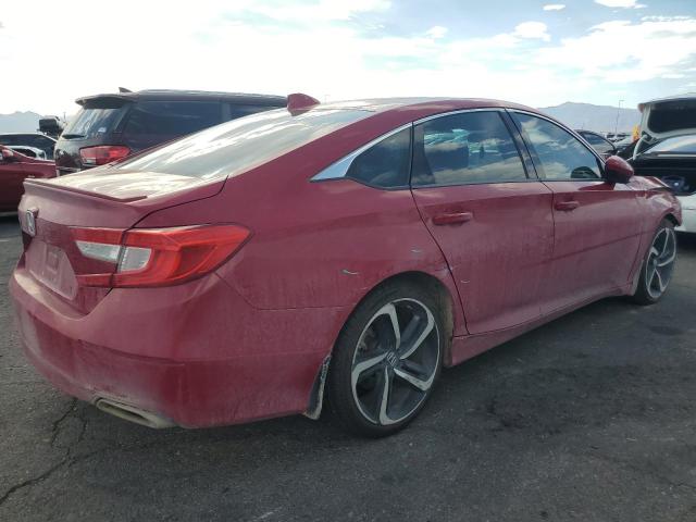 1HGCV1F36JA111204 - 2018 HONDA ACCORD SPORT Красный фото 3