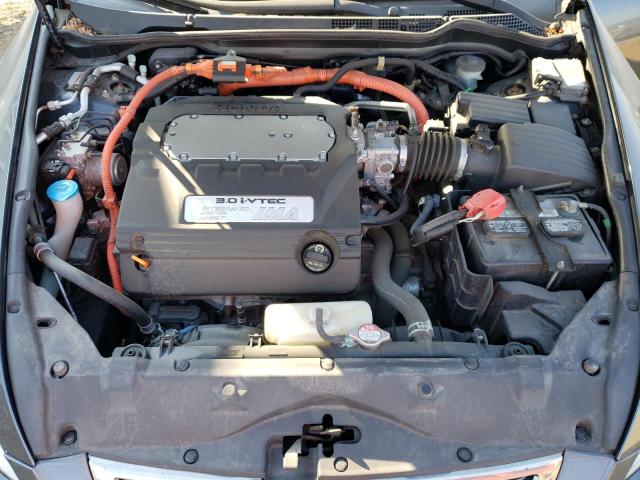 JHMCN36495C009827 - 2005 HONDA ACCORD HYBRID GRAY photo 11