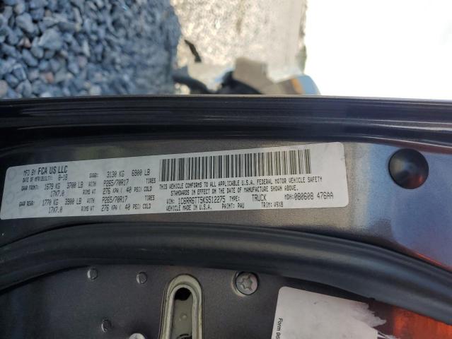 1C6RR6TT5KS512275 - 2019 RAM 1500 CLASS SLT Сірий фото 13