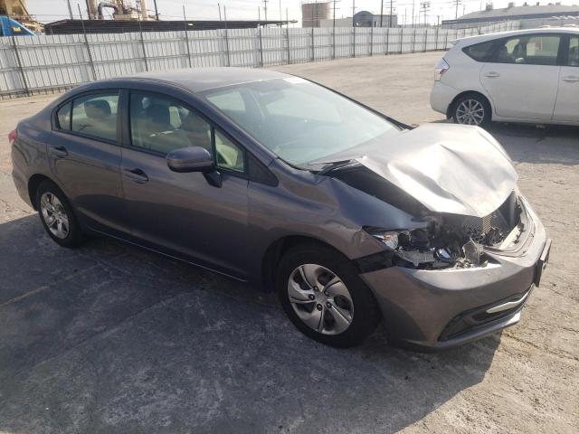 19XFB2F56EE004717 - 2014 HONDA CIVIC LX GRAY photo 4