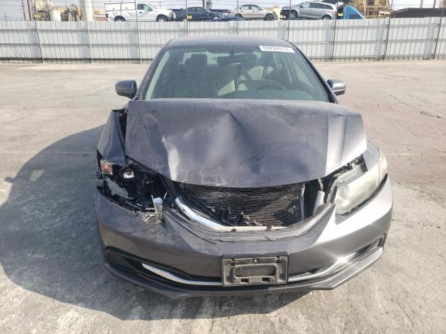 19XFB2F56EE004717 - 2014 HONDA CIVIC LX GRAY photo 5