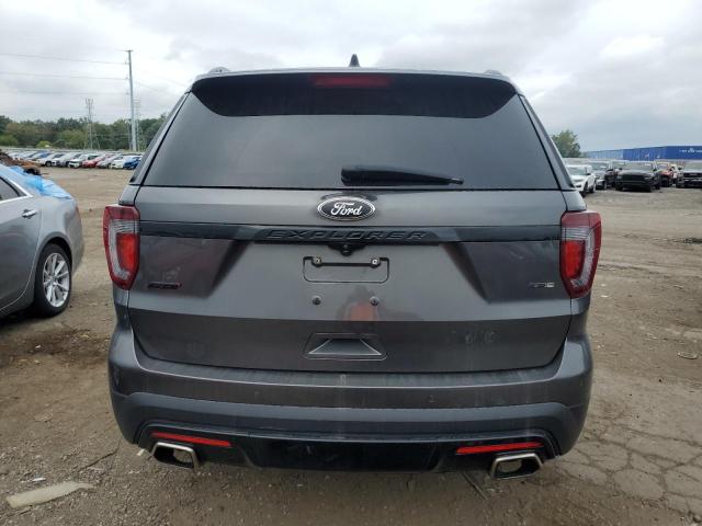 1FM5K8GT7HGA57700 - 2017 FORD EXPLORER SPORT GRAY photo 6