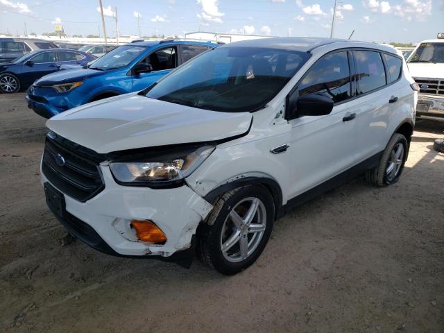 1FMCU0F76JUA09586 - 2018 FORD ESCAPE S WHITE photo 1