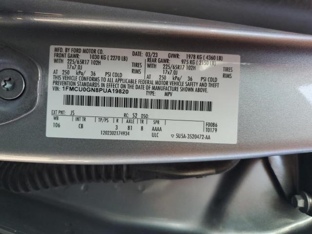 1FMCU0GN8PUA19820 - 2023 FORD ESCAPE ACTIVE 银色 照片 14