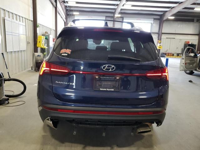 5NMS34AJ6NH445624 - 2022 HYUNDAI SANTA FE SEL BLUE photo 6