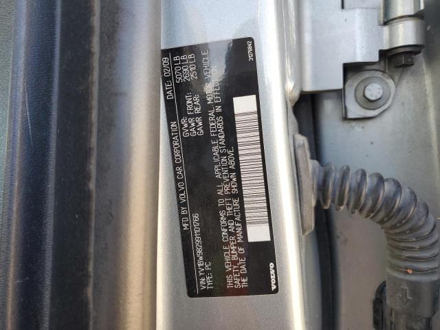 YV1BW982991101766 - 2009 VOLVO V70 3.2 SILVER photo 12