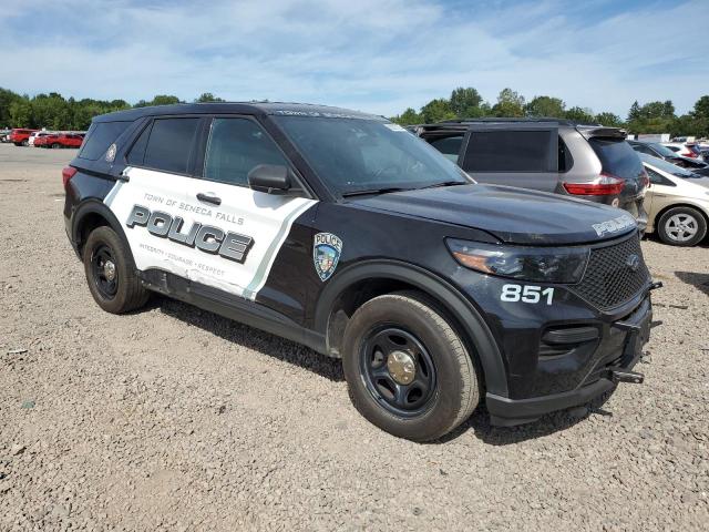 1FM5K8AB4MGB72040 - 2021 FORD EXPLORER POLICE INTERCEPTOR Czarny zdjęcie 4