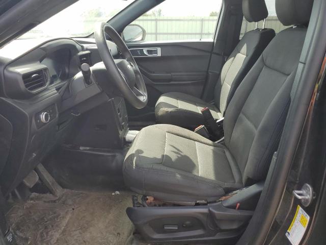 1FM5K8AB4MGB72040 - 2021 FORD EXPLORER POLICE INTERCEPTOR Czarny zdjęcie 7