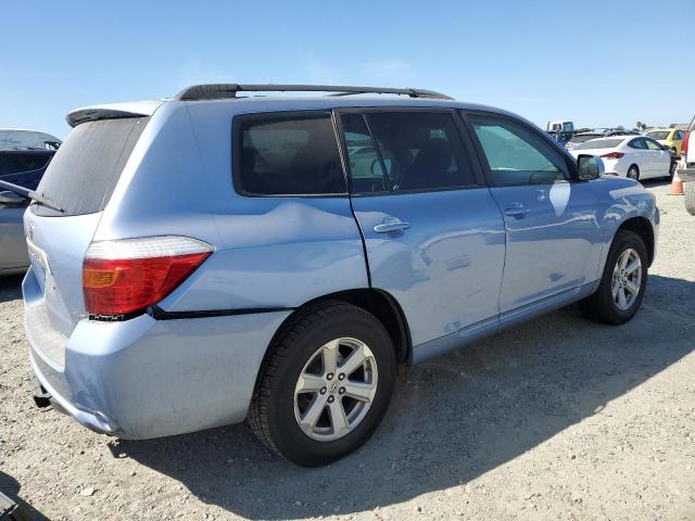 5TDJK3EH3AS032700 - 2010 TOYOTA HIGHLANDER SE BLUE photo 3