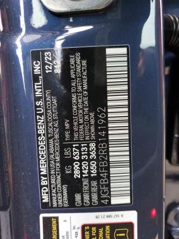 4JGFB4FB2RB141962 - 2024 MERCEDES-BENZ GLE 350 4MATIC BLUE photo 13