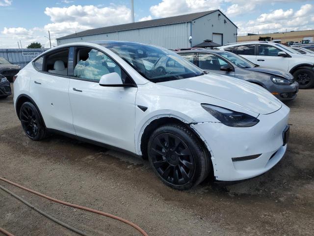7SAYGDEE1PF709982 - 2023 TESLA MODEL Y Biały zdjęcie 4