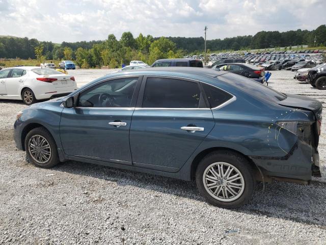 3N1AB7AP2GY337095 - 2016 NISSAN SENTRA S BLUE photo 2