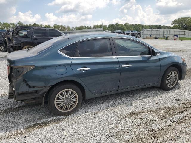 3N1AB7AP2GY337095 - 2016 NISSAN SENTRA S BLUE photo 3