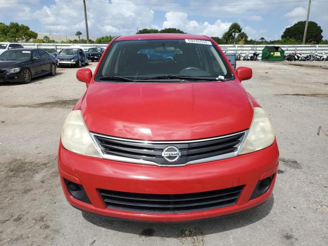 3N1BC1CP5AL407785 - 2010 NISSAN VERSA S RED photo 5