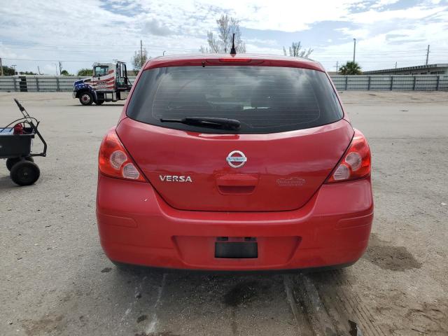 3N1BC1CP5AL407785 - 2010 NISSAN VERSA S RED photo 6