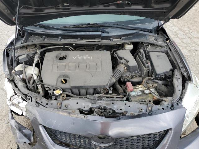 JTDBL40E199050529 - 2009 TOYOTA COROLLA BASE ნაცრისფერი ფოტო 11