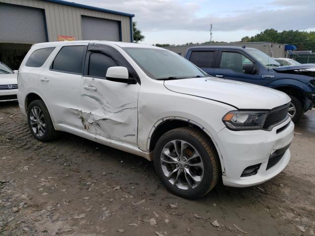 1C4RDJDG1LC249015 - 2020 DODGE DURANGO GT WHITE photo 4