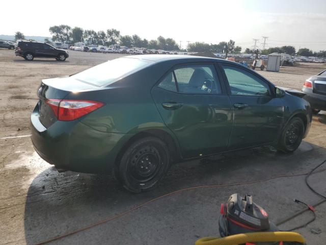 2T1BURHE0GC700831 - 2016 TOYOTA COROLLA LE L GREEN photo 3
