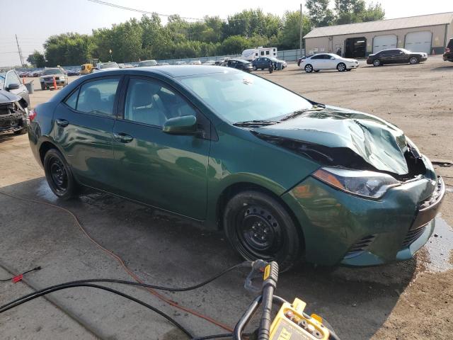 2T1BURHE0GC700831 - 2016 TOYOTA COROLLA LE L GREEN photo 4