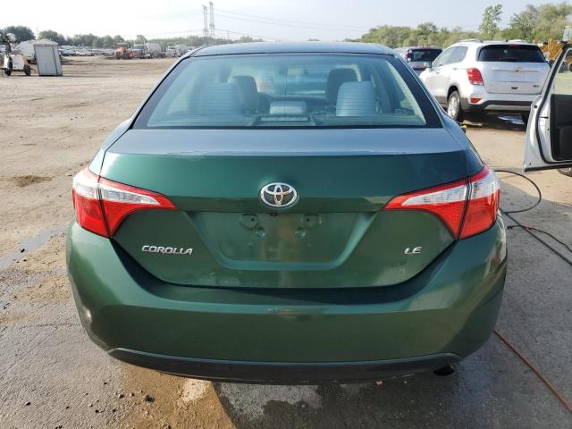 2T1BURHE0GC700831 - 2016 TOYOTA COROLLA LE L GREEN photo 6