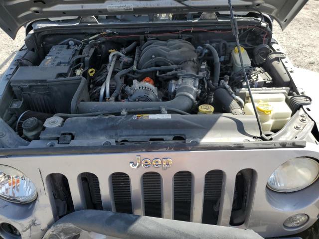 1C4BJWDGXFL505132 - 2015 JEEP WRANGLER U SPORT GRAY photo 12