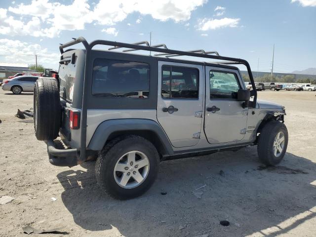 1C4BJWDGXFL505132 - 2015 JEEP WRANGLER U SPORT GRAY photo 3