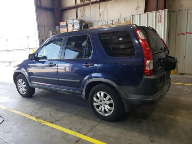 JHLRD78836C017061 - 2006 HONDA CR-V EX BLUE photo 2