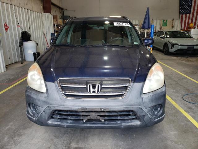 JHLRD78836C017061 - 2006 HONDA CR-V EX BLUE photo 5