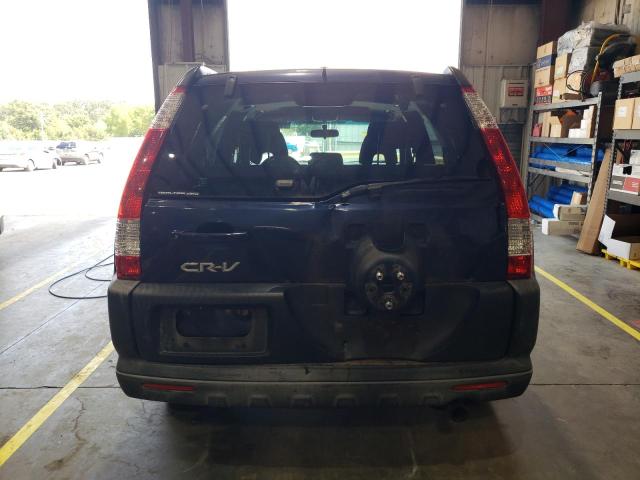 JHLRD78836C017061 - 2006 HONDA CR-V EX BLUE photo 6