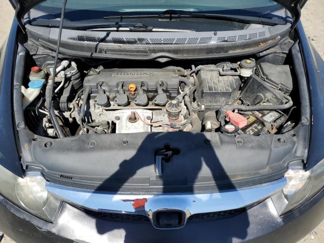 19XFA1F86AE043079 - 2010 HONDA CIVIC EX BLACK photo 11