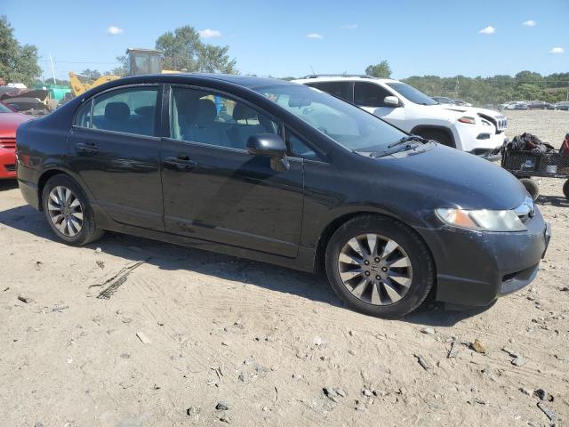 19XFA1F86AE043079 - 2010 HONDA CIVIC EX BLACK photo 4
