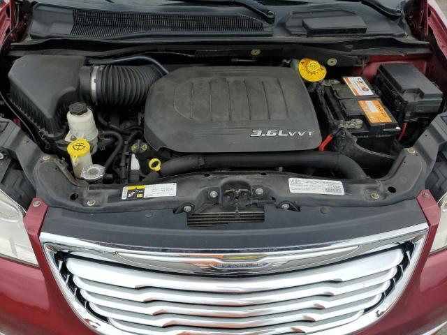 2C4RC1BG2GR268448 - 2016 CHRYSLER TOWN & COU TOURING წითელი ფოტო 12