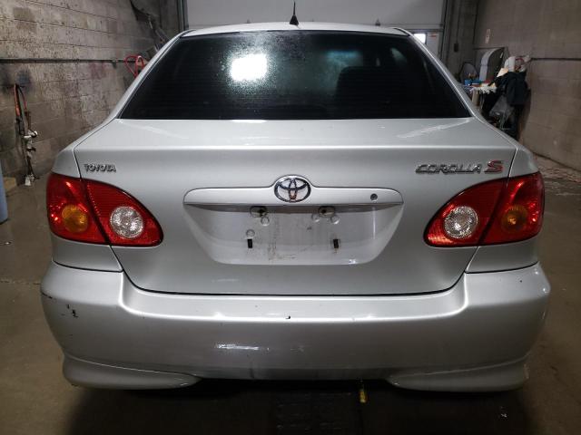 1NXBR32EX3Z187250 - 2003 TOYOTA COROLLA CE SILVER photo 6