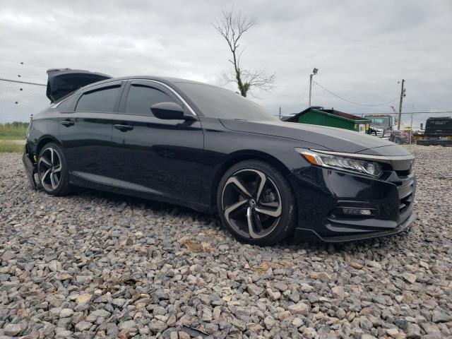 1HGCV1F31JA158561 - 2018 HONDA ACCORD SPORT შავი ფოტო 4