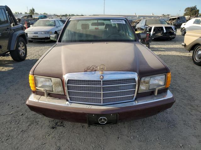 WDBCA39E0MA558715 - 1991 MERCEDES-BENZ 560 SEL BURGUNDY photo 5