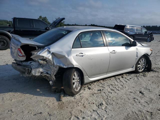 1NXBU4EE0AZ303312 - 2010 TOYOTA COROLLA BASE Srebrny zdjęcie 3