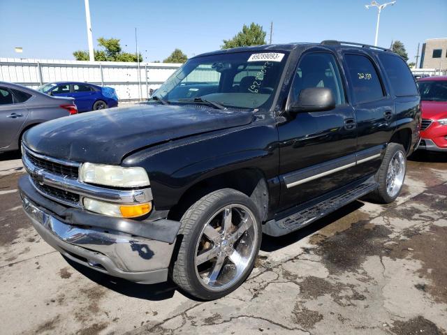 1GNEC13V24J302603 - 2004 CHEVROLET TAHOE C1500 BLACK photo 1