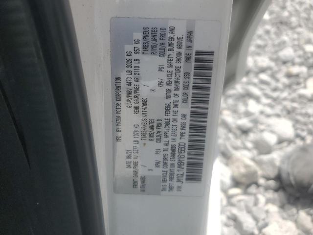 JM1GL1VM8M1615600 - 2021 MAZDA 6 TOURING WHITE photo 12