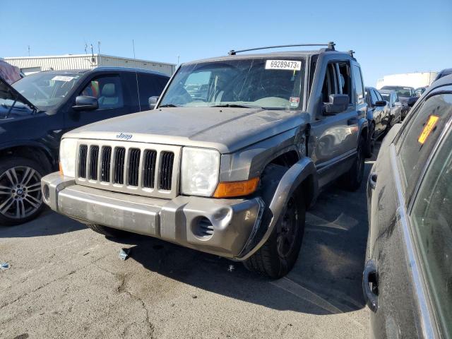 1J8HG48N76C228647 - 2006 JEEP COMMANDER GRAY photo 1