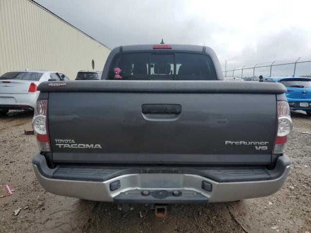5TFJU4GN7CX017942 - 2012 TOYOTA TACOMA DOUBLE CAB PRERUNNER GRAY photo 6