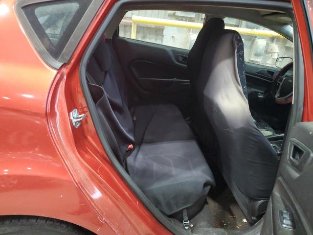 3FADP4EJXJM134850 - 2018 FORD FIESTA SE RED photo 10