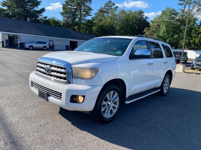 5TDBY68A68S011305 - 2008 TOYOTA SEQUOIA LIMITED WHITE photo 1