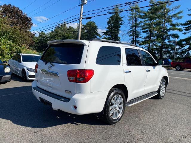 5TDBY68A68S011305 - 2008 TOYOTA SEQUOIA LIMITED WHITE photo 3